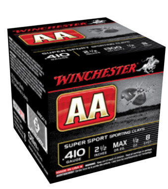 Winchester AA .410 Gauge (2.5") 8 Shot Lead (25-Rounds) - AASC418