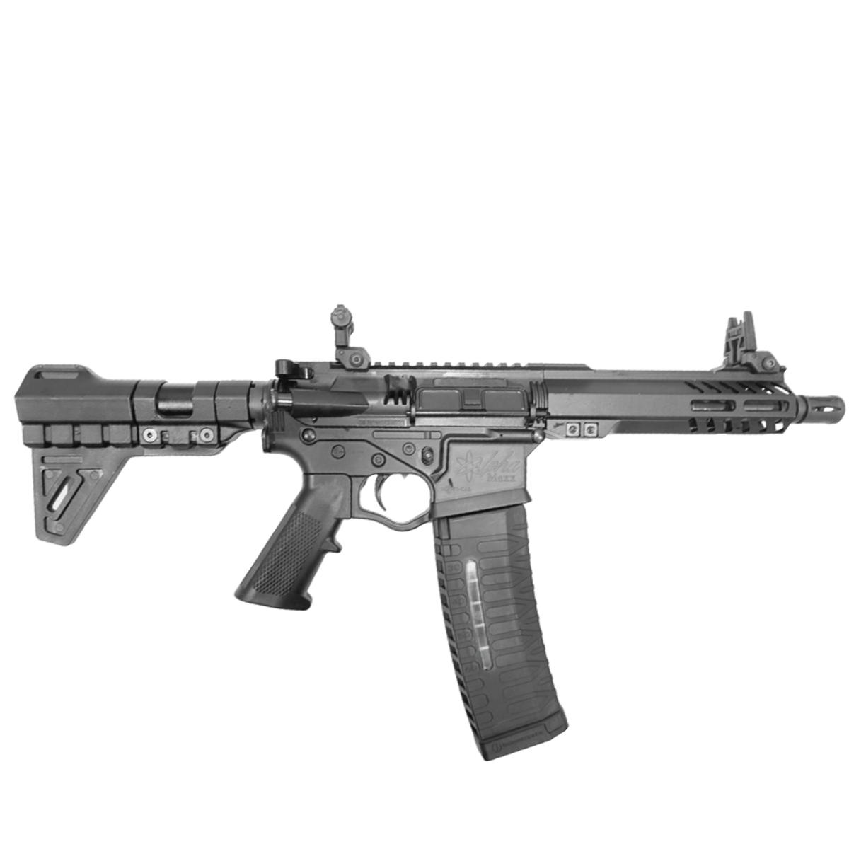 ATI Alpha Max 7.5" 5.56 NATO 60rd AR Pistol w/ Flip Up Sights