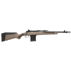 SAVAGE ARMS 110 Scout Short Action 450 Bushmaster 16.5" 10rd Bolt Rifle - Black / FDE