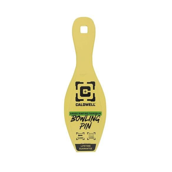 Caldwell AR500 Bowling Pin Target, Yellow