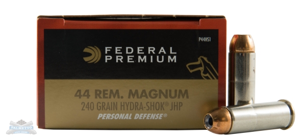 FED HYDRA-SHOK 44MAG 240GR 20/500 - No Credit Card Fees - Low, flat rate shipping