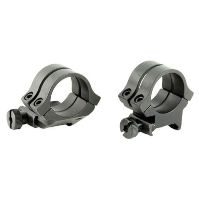 Weaver Quad Lock Extension High 1" Scope Rings, Black - 49048