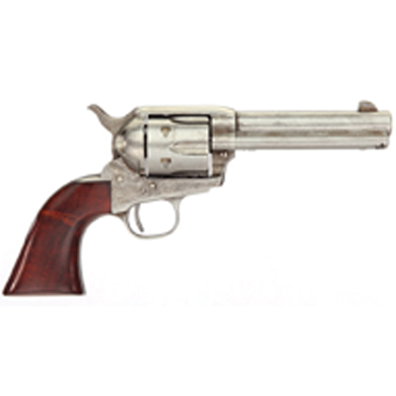 Taylors & Company 555111 1873 Cattleman 45 Colt (LC) Caliber with 4.75″ Barrel, 6rd Capacity Cylinder, Overall Antique Finish Steel & Walnut Grip - No Credit Card Fees - Low, flat rate shipping