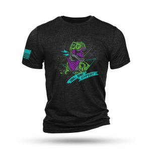 New-Line-Apparel Nine Line T-Rex Short Sleeve Shirt Black Triblend L