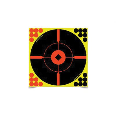 Birchwood Casey Shoot-N-C Target 8" Round Crosshair Bullseye, 50 Pack - BC-34850