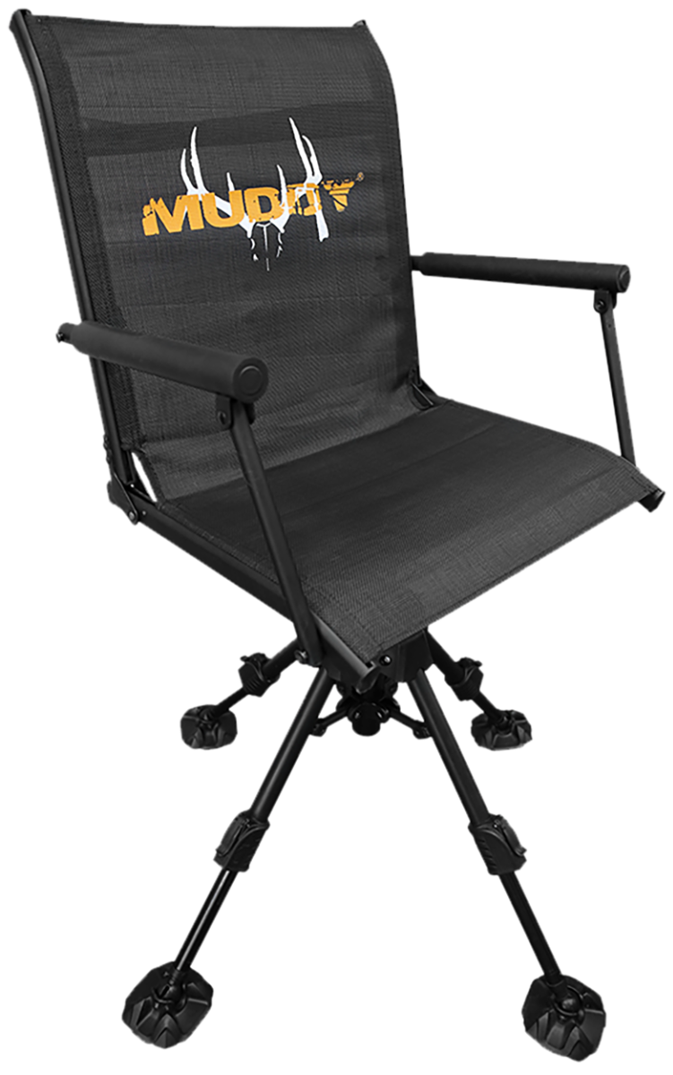 Muddy Swivel-Ease XT 16" - 23" Ground Seat, Black 300 lb