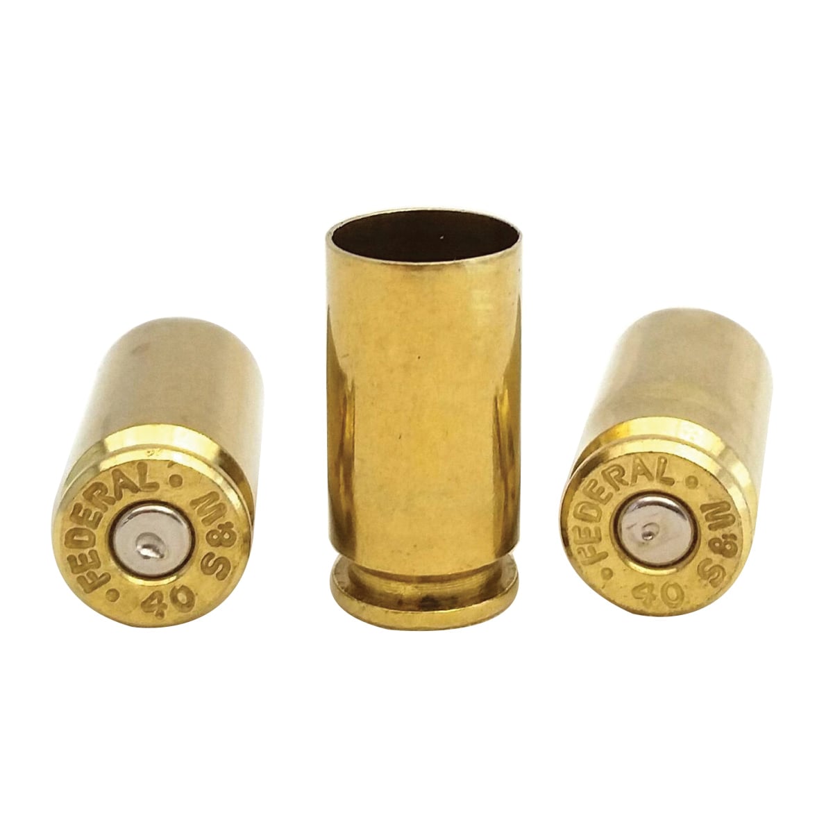 Lightning Ammo .40 S&W Pistol Cleaned and Polished Brass, 100rds