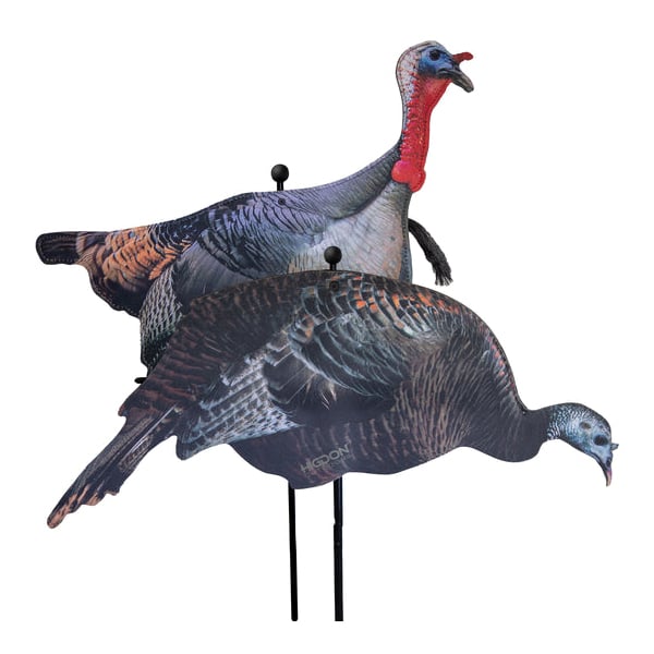 Higdon Outdoors Flex Turkey Tom and Hen Silhouette Decoy Combo