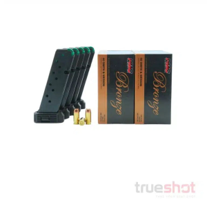 BUNDLE DEAL: 5 Black 10 Round Hi-Point 4095 Magazines and 500 Rounds of 40 S&W - PMC 40 S&W 180 Grain