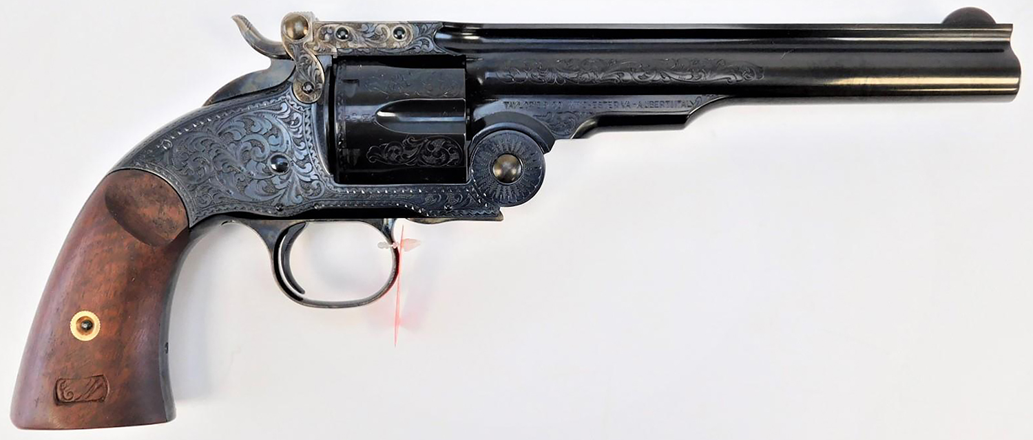 Taylors Company Schofield 45 Colt 7" Blued Revolver