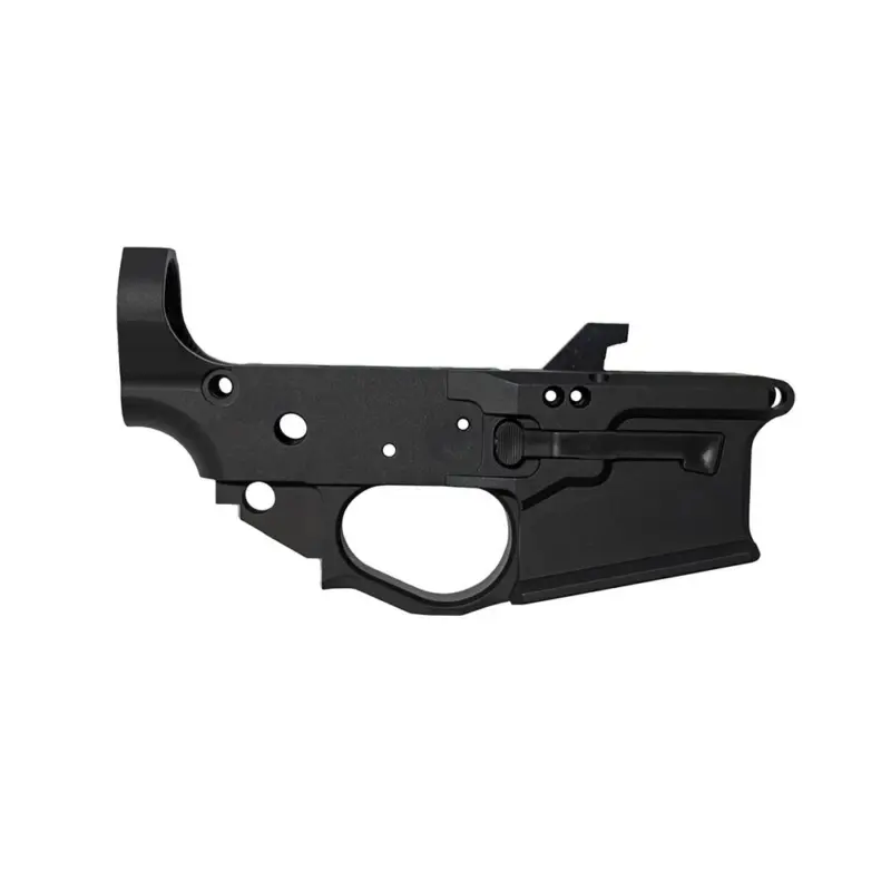 Combat Armory Billet AR-9 Lower Receiver Stripped with Mag Release and Ejector Black