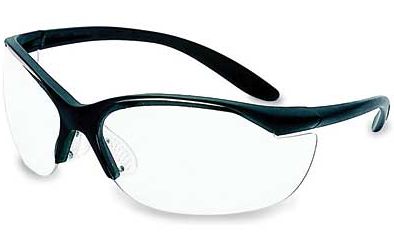 Howard Leight Vapor II Black Frame / Clear Lens / Anti-Fog - R-01535