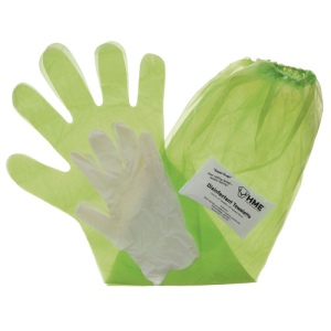 HME Game Cleaning Gloves Lime Grn Shoulder Length 1pk