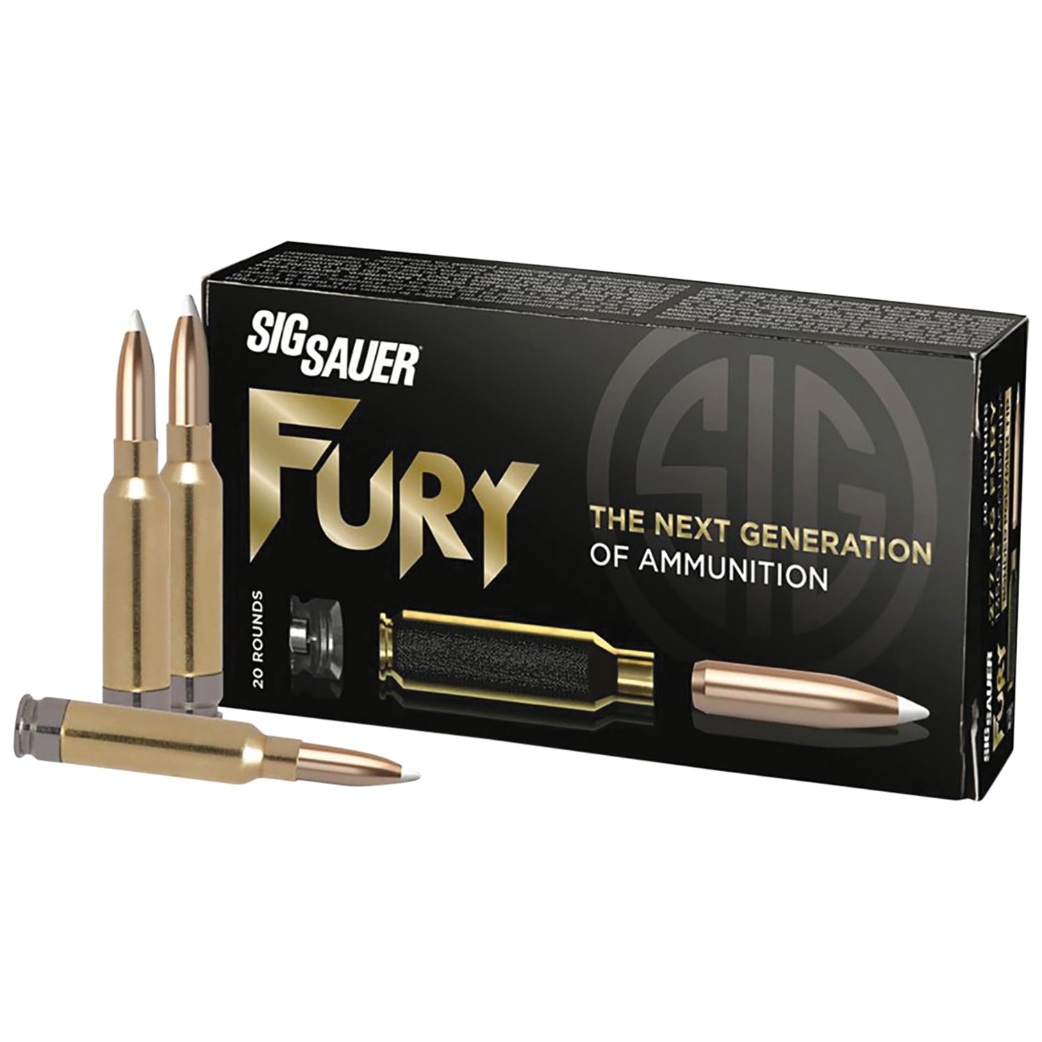 Sig Sauer .277 Fury 150 gr Ammo Nosler AccuBond - 20rds - H277SFAB15020