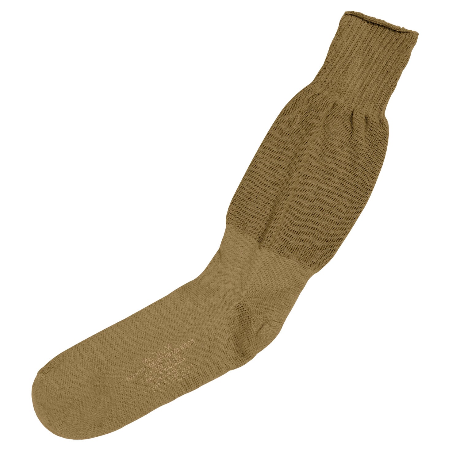 Rothco G.I. Type Cushion Sole Socks - Coyote Brown, Large
