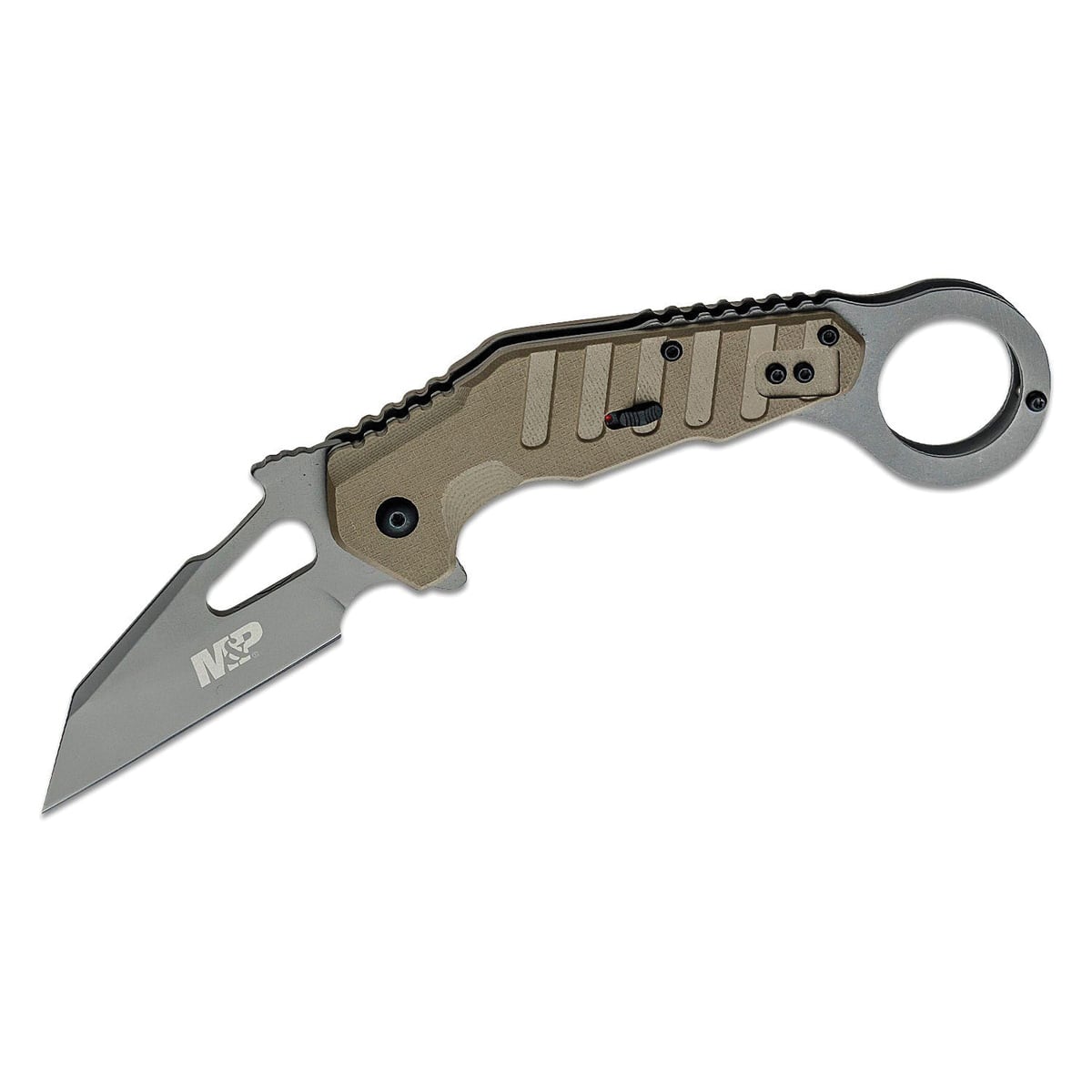 Smith & Wesson Extreme Ops Karambit Knife Wharncliffe, Tan
