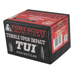 Fort Scott Munition SCP2 TUI 6mm, 243 Caliber (243 Diameter) Bullets 90 Grain Solid Box of 50