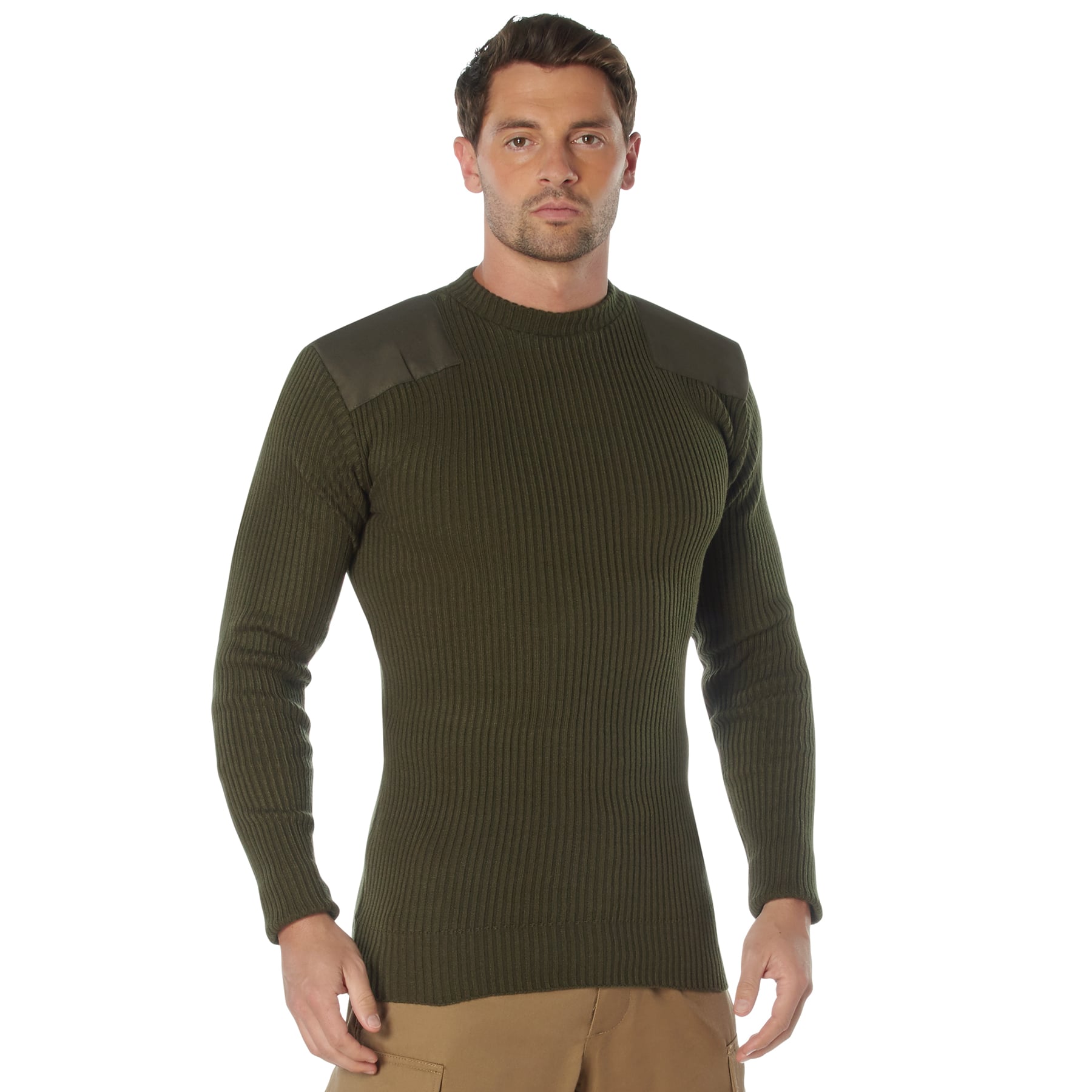 Rothco Acrylic Commando Sweater - Olive Drab, X-Large