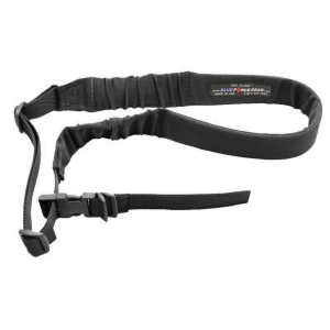 Blue-Force-Gear Blue Force Gear 1-Point Padded Bungee Sling with Push Button Adapter, Black