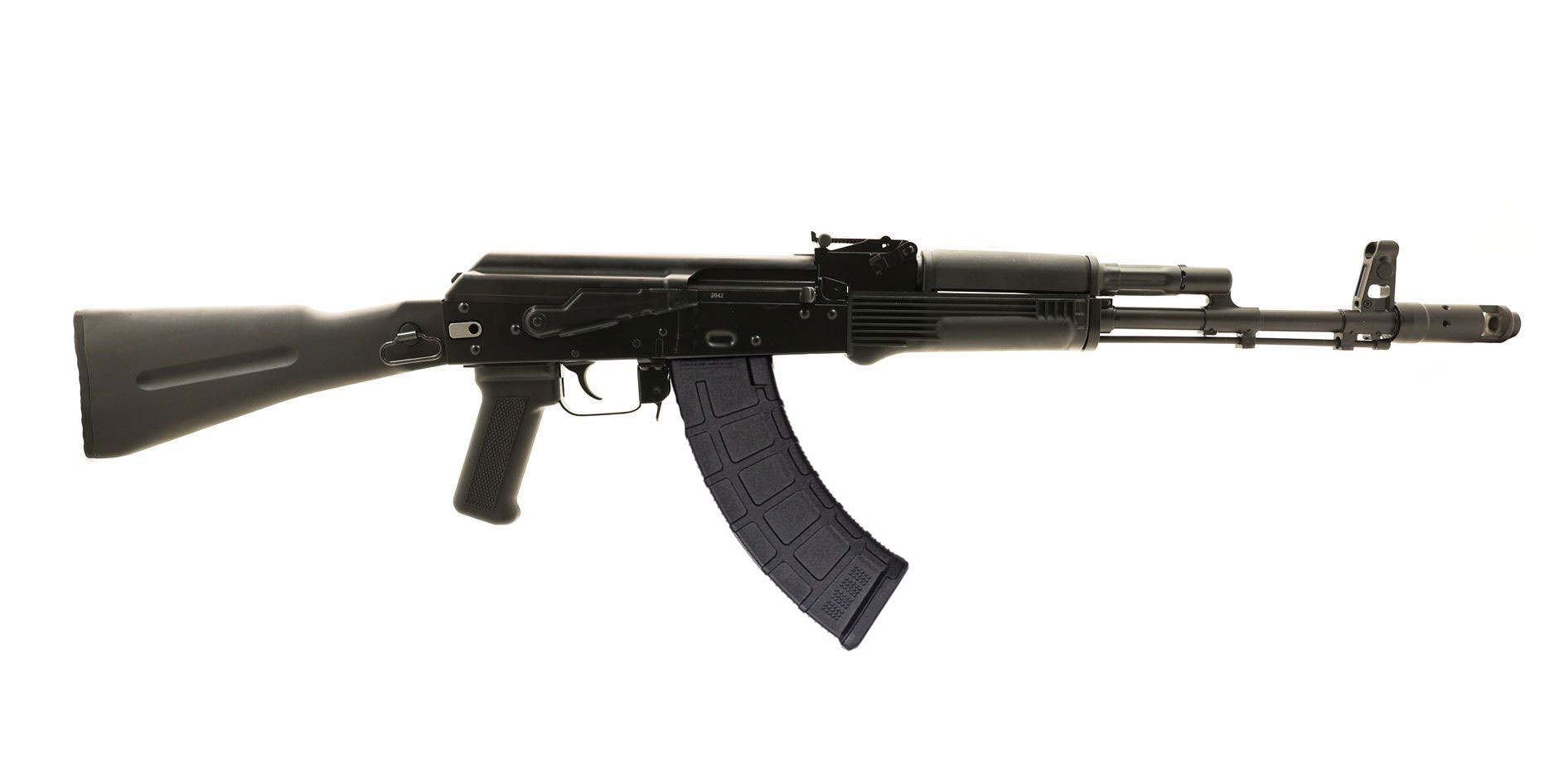 PSA AK-103 GF3 Forged Nitride Barrel Classic Side Folder Polymer Rifle, Black