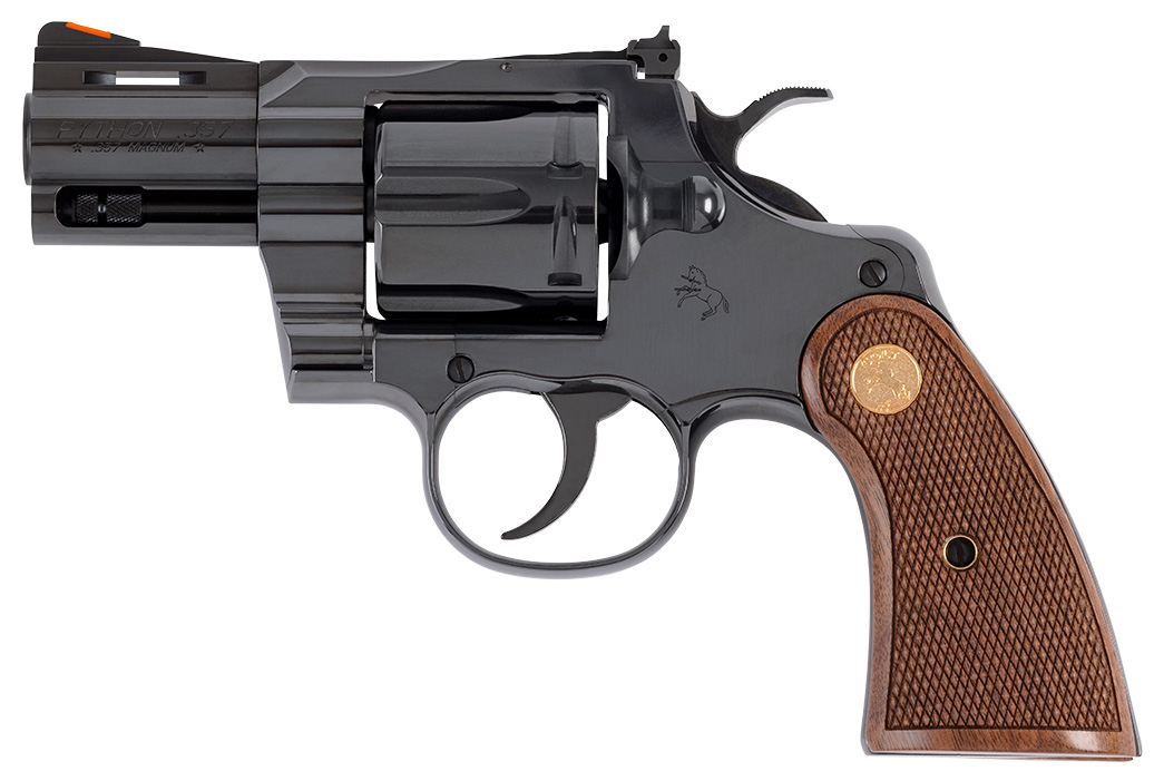 Colt Python .357 Magnum 2.5" Revolver with Gold Grips