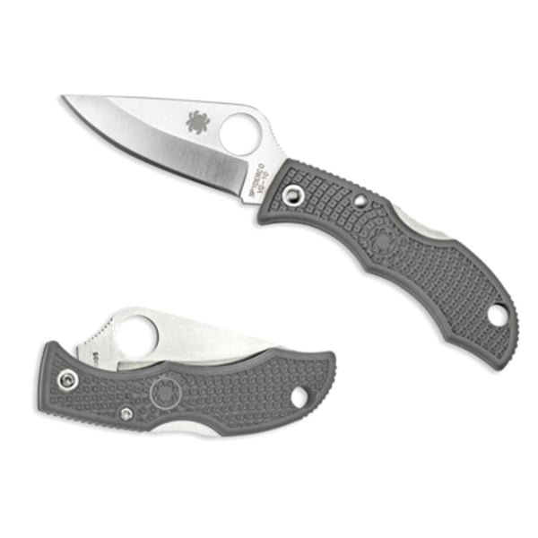 Spyderco Ladybug Clip Point Folding Knife, 1.938", Lightweight Foliage Green - LFGP3