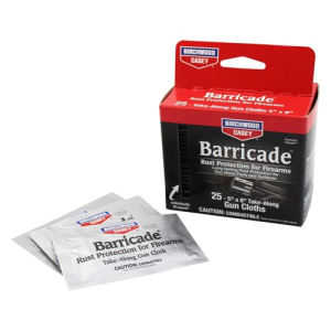 BIRCHWOOD CASEY Barricade Rust Protection Take-Alongs 25 wipes