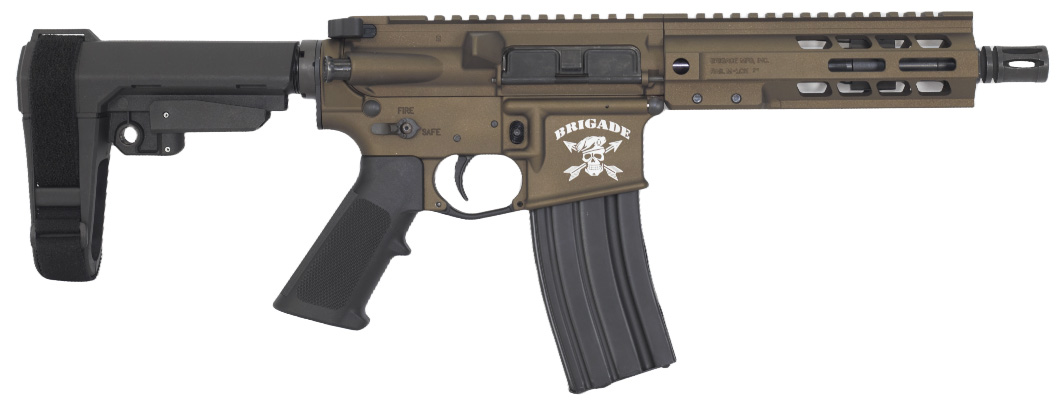 Brigade BM-15 5.56 AR Pistol 7.5" M-LOK SBA3