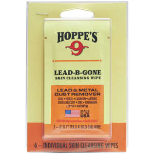 HOPPE'S Lead Be Gone Wipe, White, 6 Count
