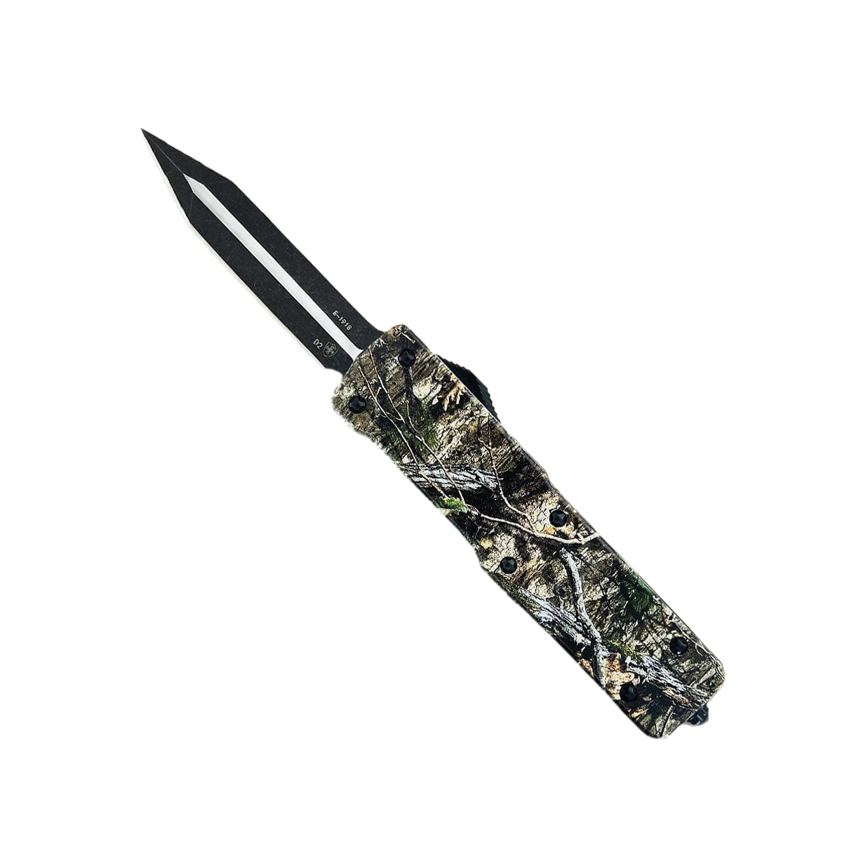 Templar Knife Premium Weighted Mossy Oak Folding/OTF Knife Dagger, Mossy Oak Obsession