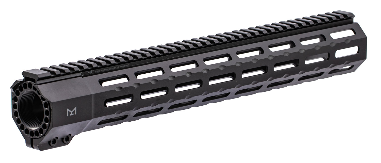 Midwest Industries SP-Series (Suppressor Compatible) 15" AR-15 1-Piece Free Float Handguard - MI-SP15M-BLK
