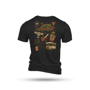 New-Line-Apparel Nine Line Lotta Sap X-Mas Vacay Short Sleeve Shirt Charcoal Black 3XL