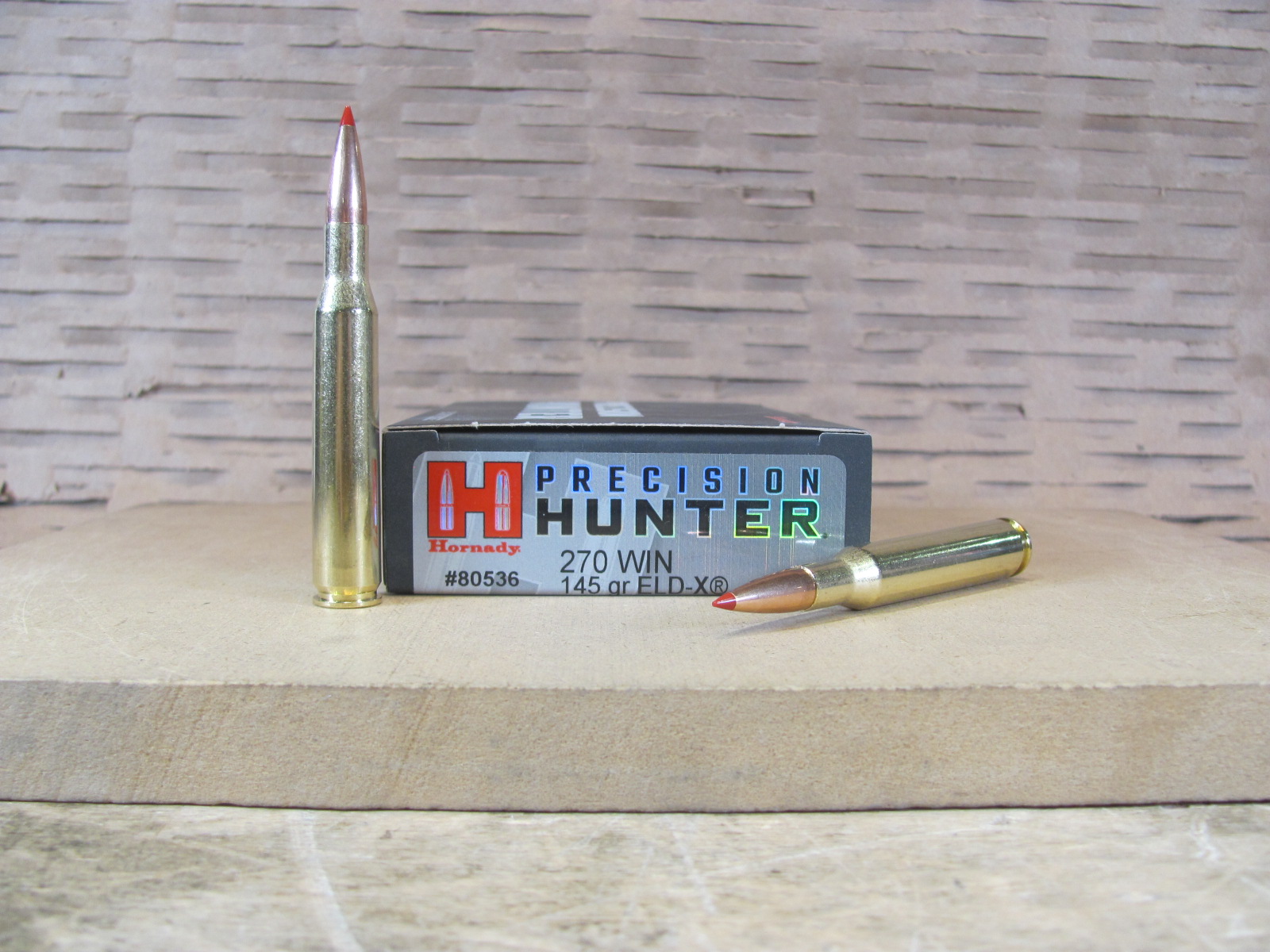 200 Round Case – 270 Win 145 Grain ELD-X Hornady Precision Hunter Ammo – 80536