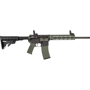 Tippmann Arms M4-22 LTE Semi Automatic Rifle 22 Long Rifle 16" Black Threaded Barrel OD Green Frame Black Pistol Grip
