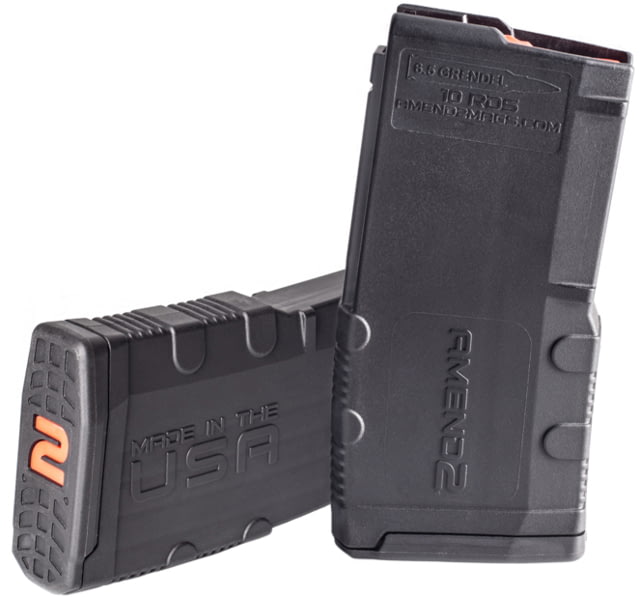 Amend2 AR-15 6.5 Grendel Magazine 10 Round Black