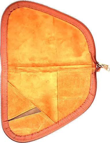 PALMETTO PISTOL CASE MEDIUM - OX BLOOD-BROWN BUFFALO