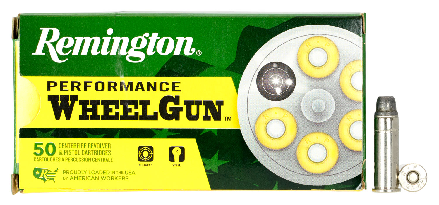 REMINGTON WHEELGUN 38 SPECIAL – 158GR LEAD-SWC 50RD 10BX/CS - No Credit Card Fees - Low, flat rate shipping