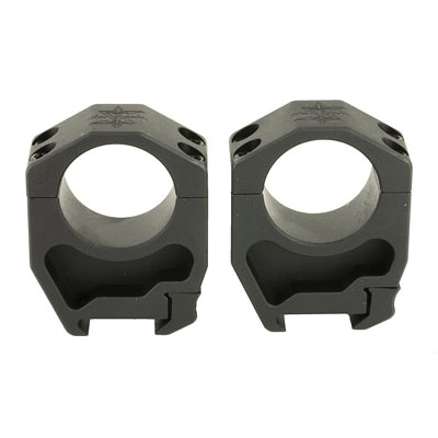 Seekins Precision 1.45" 30mm AR High Scope Ring, Black - 0010620018