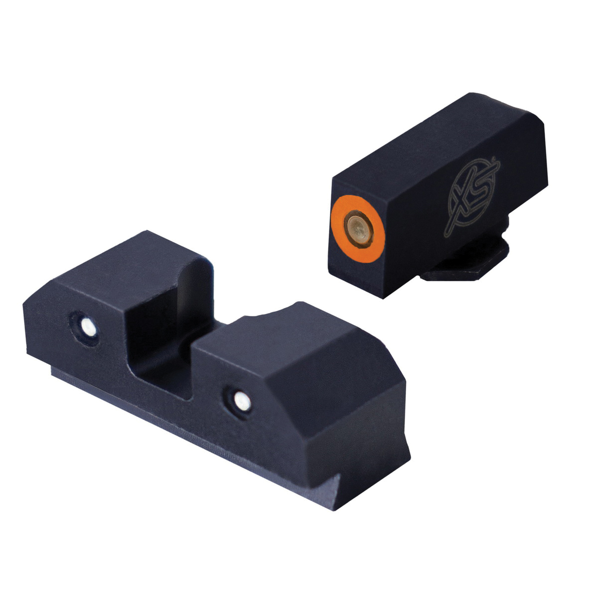XS Sights R3D Night Sight Set Front/Rear, Orange - Bulk 20ct