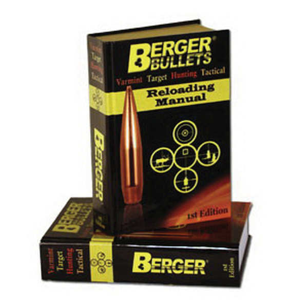 Berger Bullets Hard Cover 1st Edition Reloading Manual, 2012 Publication - 11111