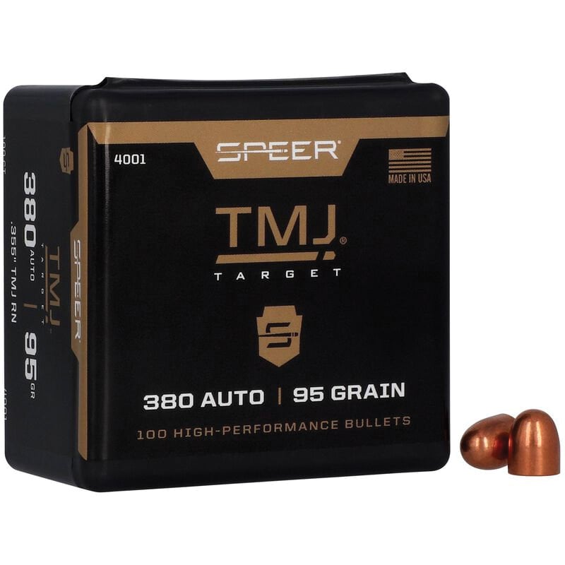 Speer TMJ .40 S&W FMJ Pistol Bullet, 180 gr 0.400" 400rds