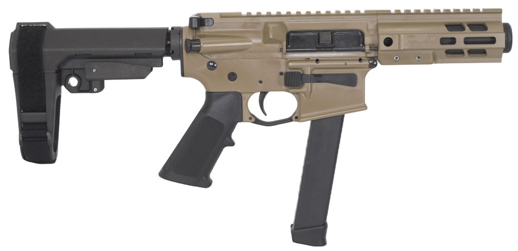 Brigade BM-9 9mm AR Pistol with SBA3 M-LOK Mini Can