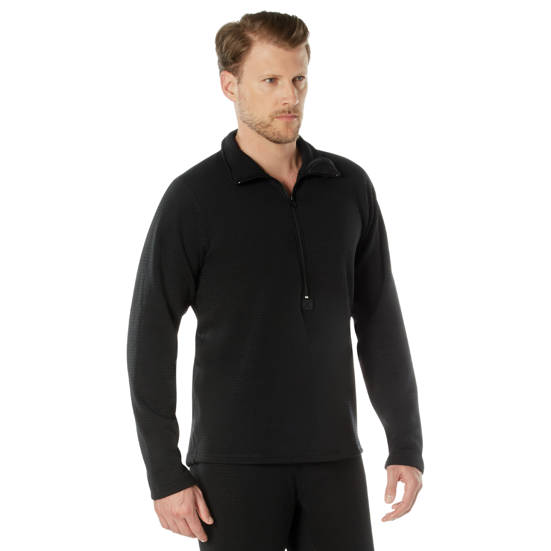 Rothco Ecwcs Gen III Mid-Weight Underwear Top Level Ii - Black, X-Large