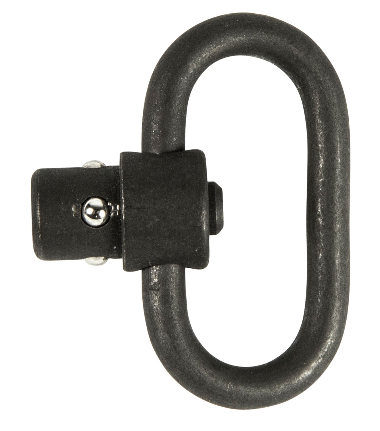 Blue Force Gear 1.25" Push Button QD Sling Swivel, Matte Phosphate Black - PPB125