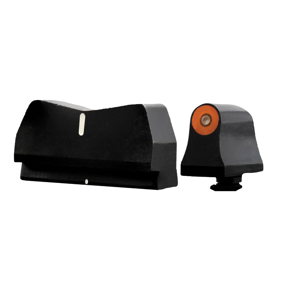 XS Sights DXW2 Big Dot Night Sight Set Front/Rear, Orange/White