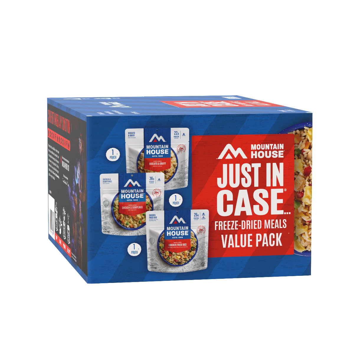 Mountain House 1 Day Kit, Value Pack/3 pouches - 81690