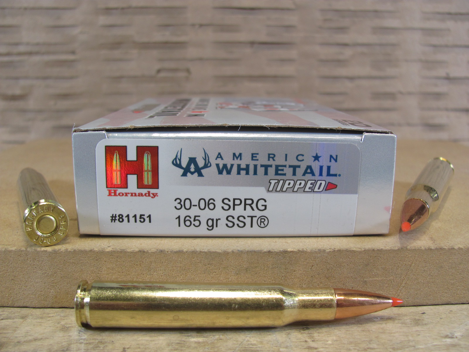 200 Round Case – 30-06 SPRG 165 Grain Hornady SST Tipped Ammo – 81151