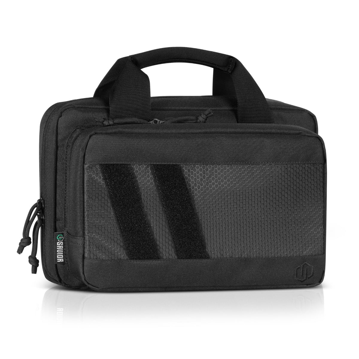 Savior Equipment Specialist Double Pistol Case, Black - HC-DGSPORT-WS-BK
