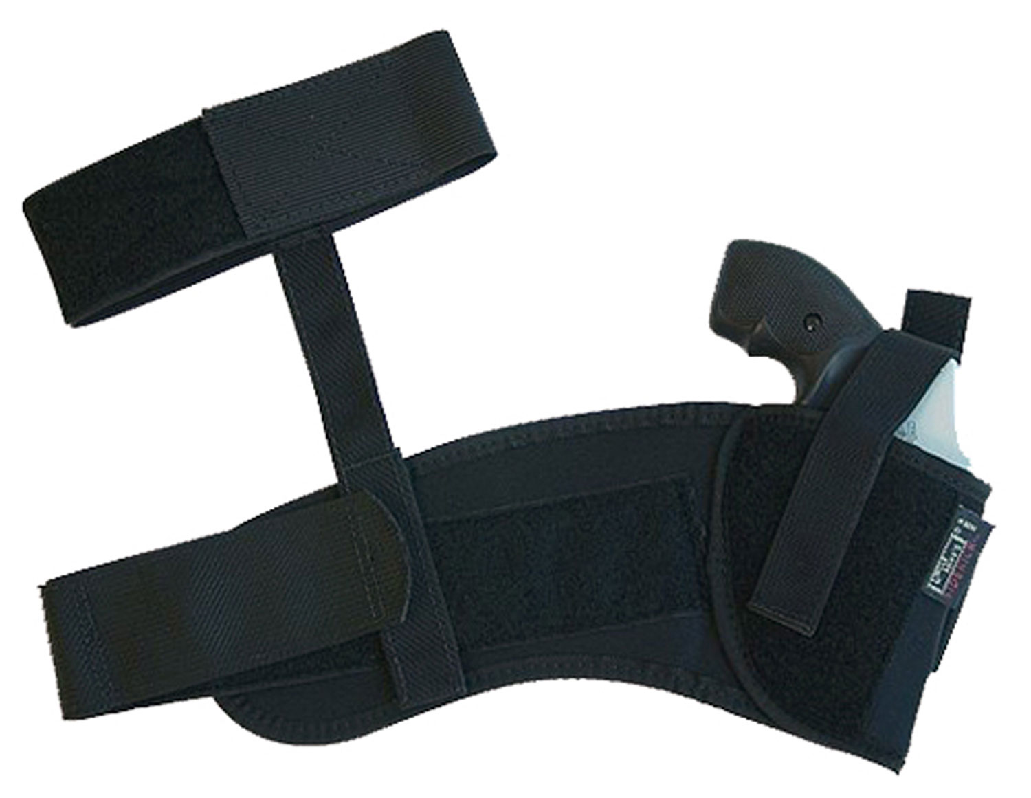 Uncle Mike's Size 10 Right Hand .22 to .25 Small Autos Ankle Holster, Textured Black - 88101