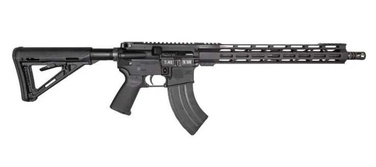 Diamondback DB15 7.62x39mm AR Rifle, 16" Barrel, 28 Rounds